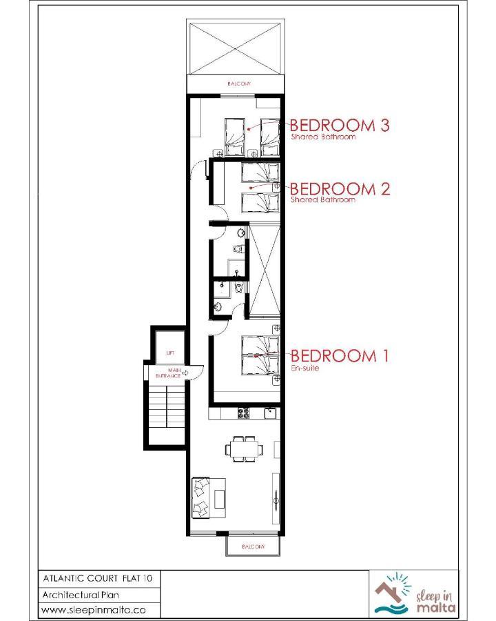 F10 Modern And Bright Apartment In Malta Msida Exterior photo